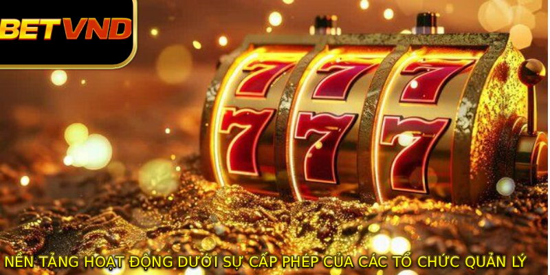 Nền tảng hoạt động dưới sự cấp phép của các tổ chức quản lý 